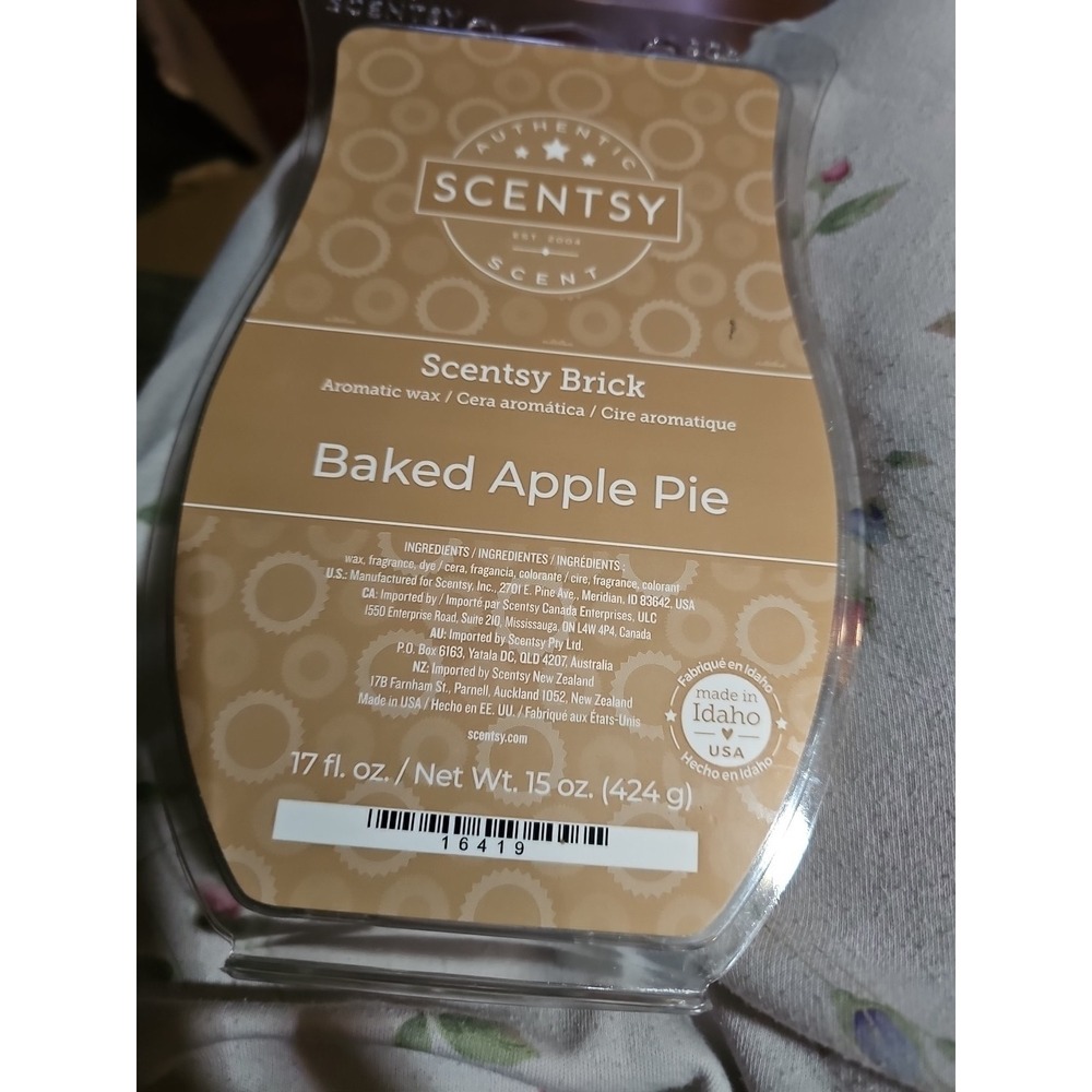 Scentsy Brick Baked Apple Pie 17 Fl Oz
